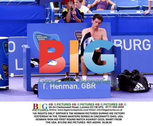 Tim Henman Wins Tennis Match