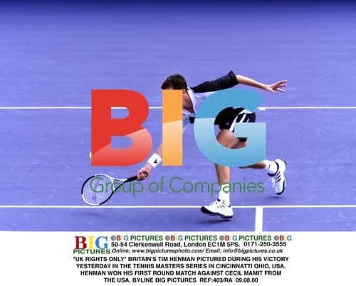 Tim Henman Wins Tennis Masters Series Match