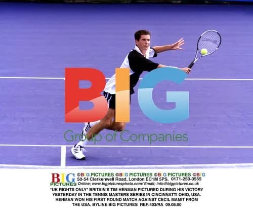 Tim Henman Wins First Round Match