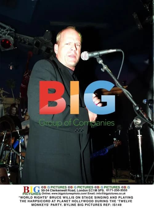 Bruce Willis Singing at 'Twelve Monkeys' Party