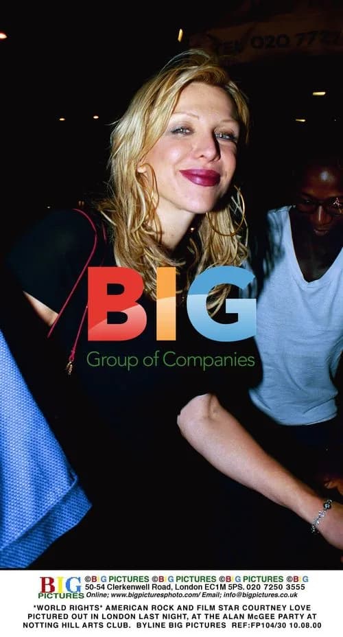 Courtney Love out in London