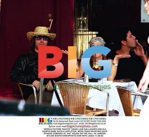 Liam Gallagher and Nicole Appleton at House