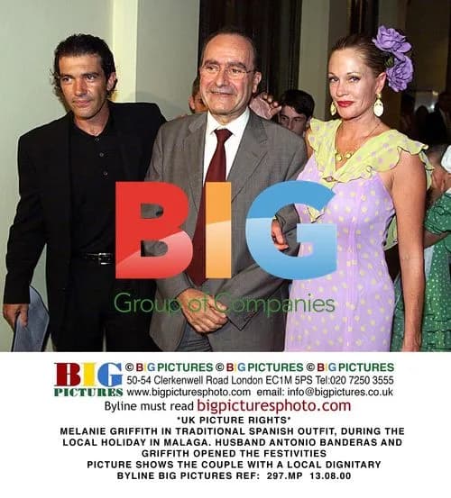 Melanie Griffith in Traditional Spanish Outfit