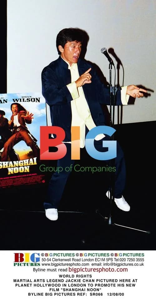 Jackie Chan Promotes "Shanghai Noon" at Planet Hollywood