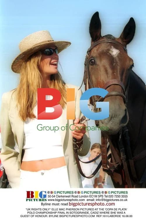 Elle Macpherson at Copa de Plata Polo Final