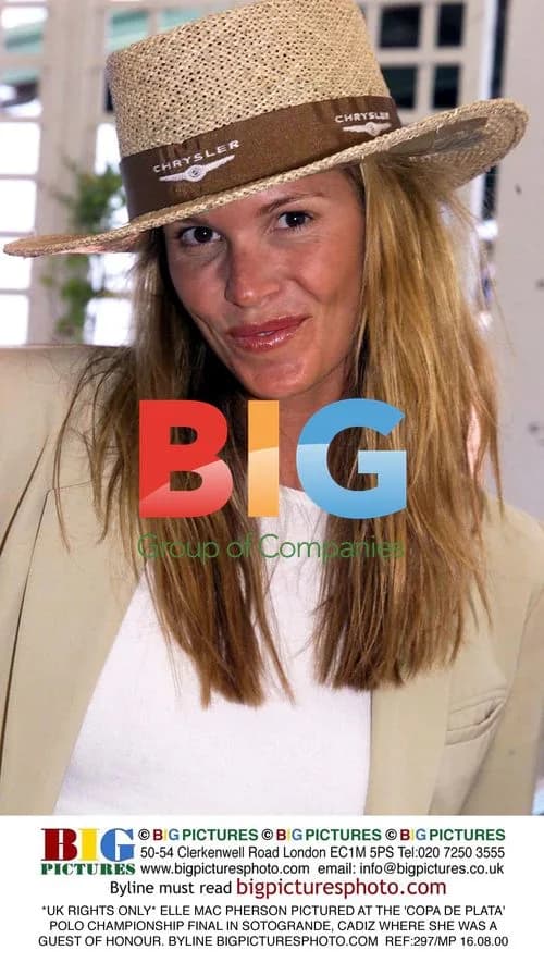 Elle Mac Pherson at Copa de Plata Polo Championship