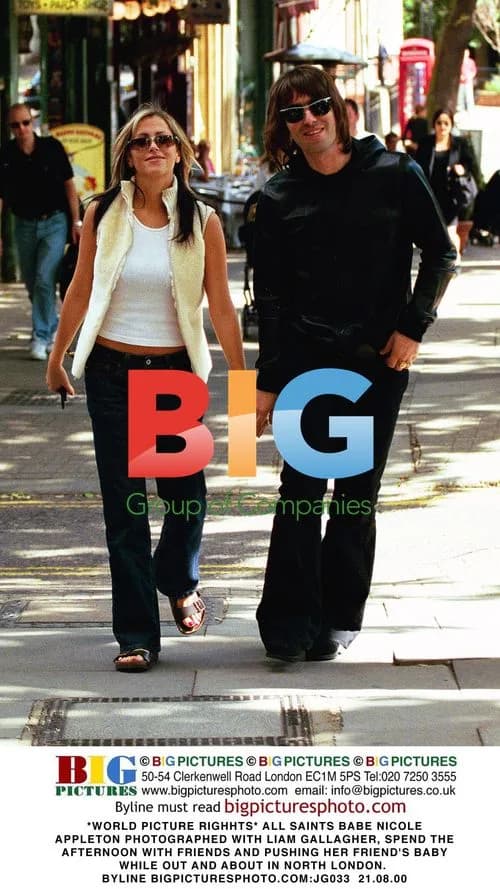Nicole Appleton and Liam Gallagher Spotted in London