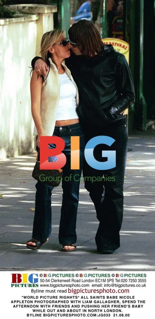 Nicole Appleton & Liam Gallagher Out in North London
