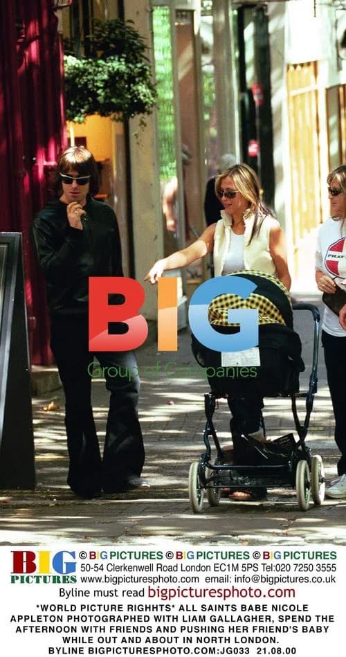 Nicole Appleton Photographed with Liam Gallagher