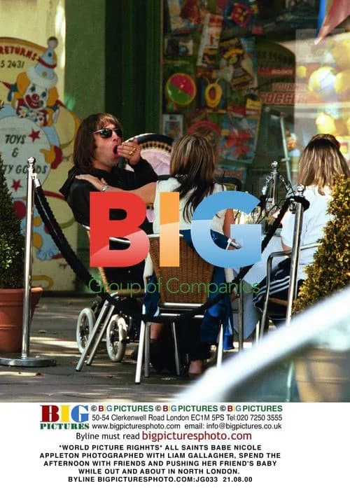 Nicole Appleton and Liam Gallagher out in London