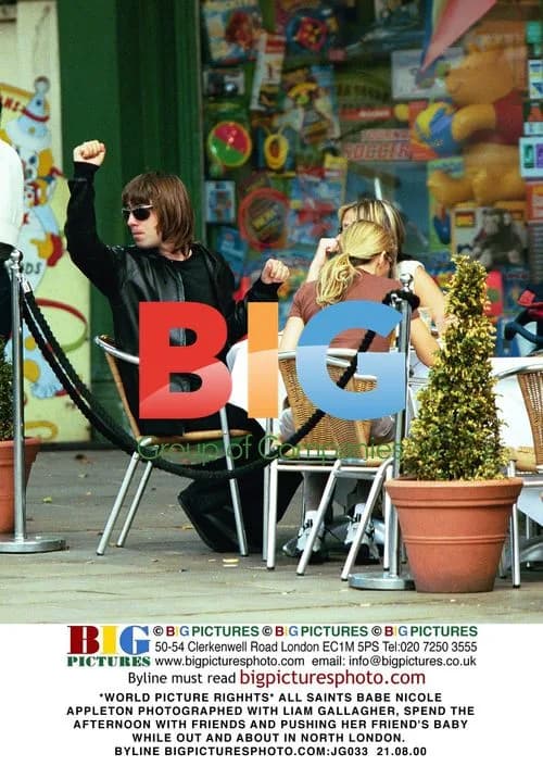 Nicole Appleton and Liam Gallagher Outing