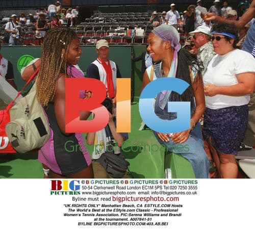 Serena Williams and Brandi at EStyle.com Classic