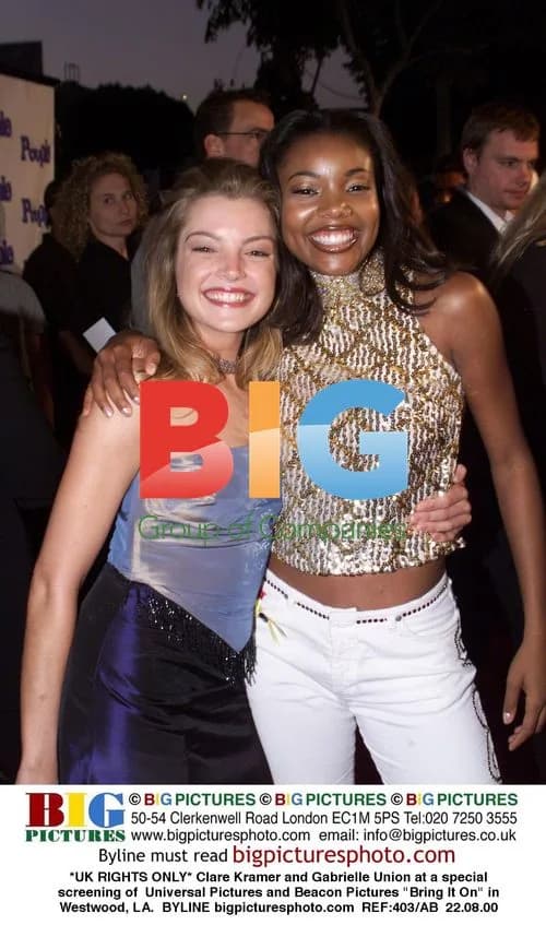 Clare Kramer and Gabrielle Union at "Bring It On" screening