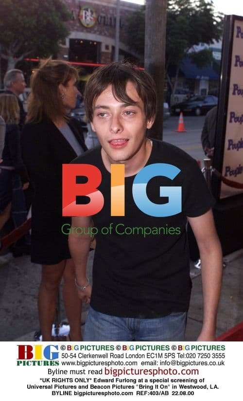 Edward Furlong at 'Bring It On' screening