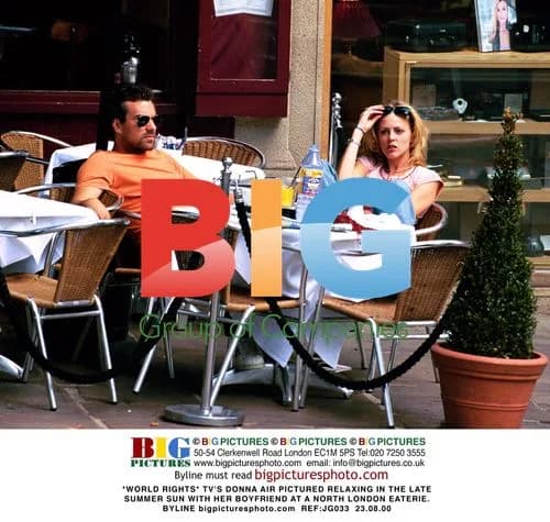 Donna Air Relaxing with Boyfriend in North London
