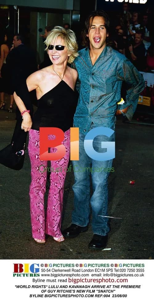 Lulu and Kavanagh at "Snatch" premiere