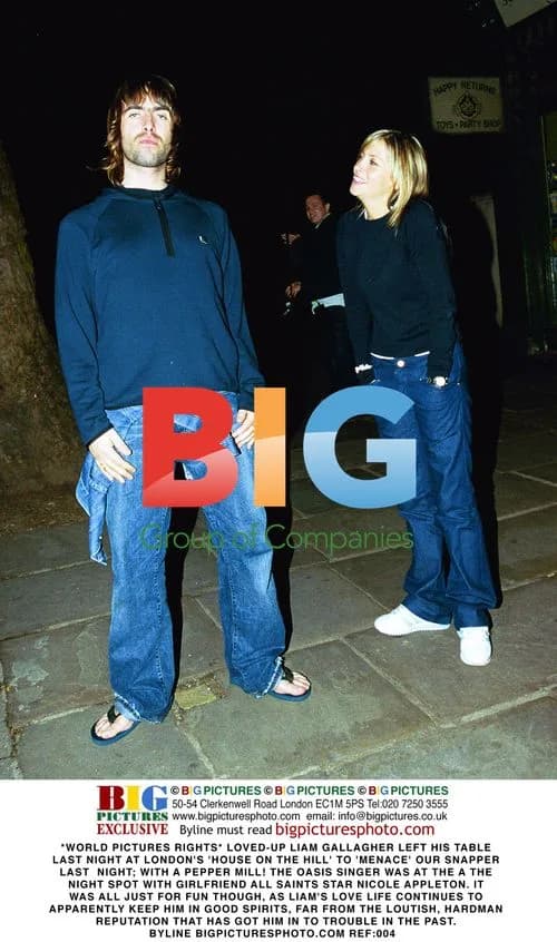Liam Gallagher 'Menaces' Photographer