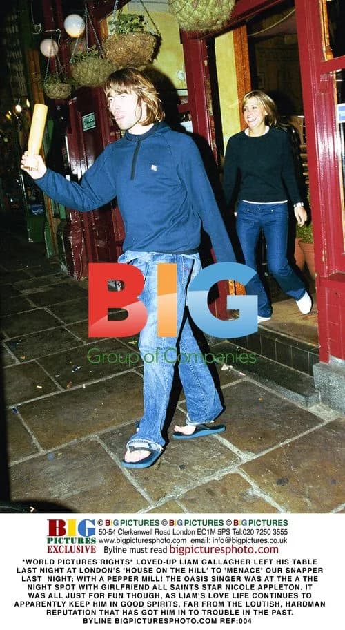 Liam Gallagher Playfully Confronts Photographer