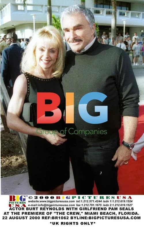 Burt Reynolds and girlfriend at film premiere