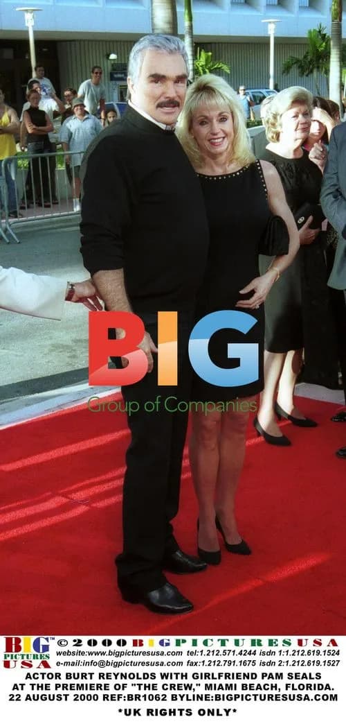 Burt Reynolds with Girlfriend at The Crew Premiere