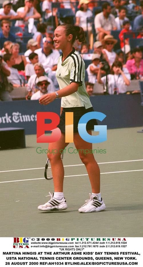 Martina Hingis at Arthur Ashe Kids' Day