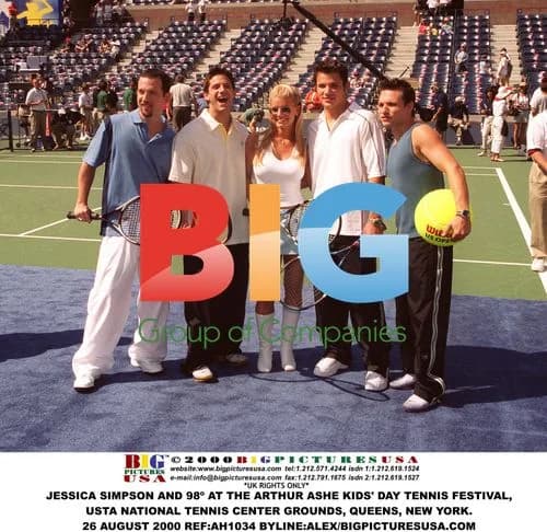 Jessica Simpson and 98¼ at Arthur Ashe Kids' Day