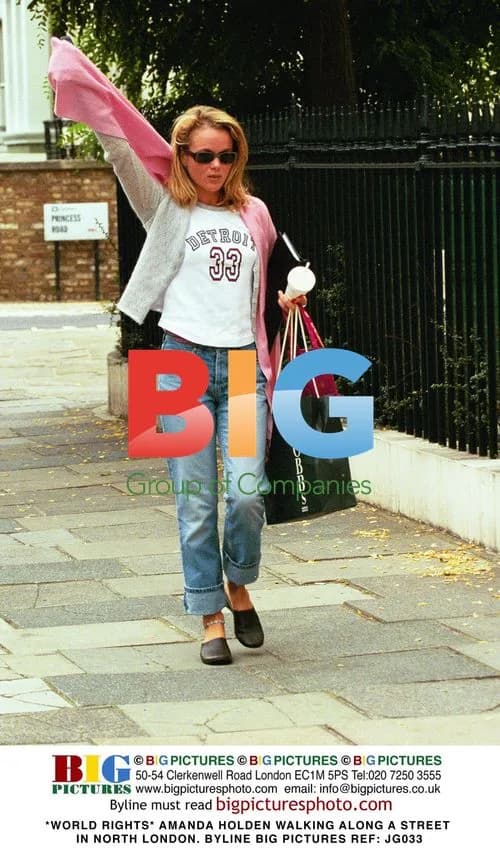 Amanda Holden Out in North London