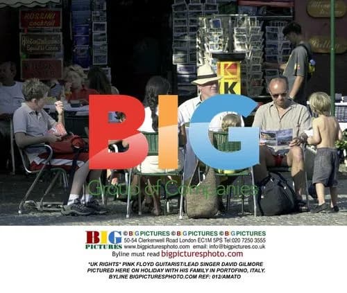 David Gilmore Vacationing in Portofino, Italy