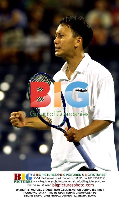 Michael Chang Playing at US Open