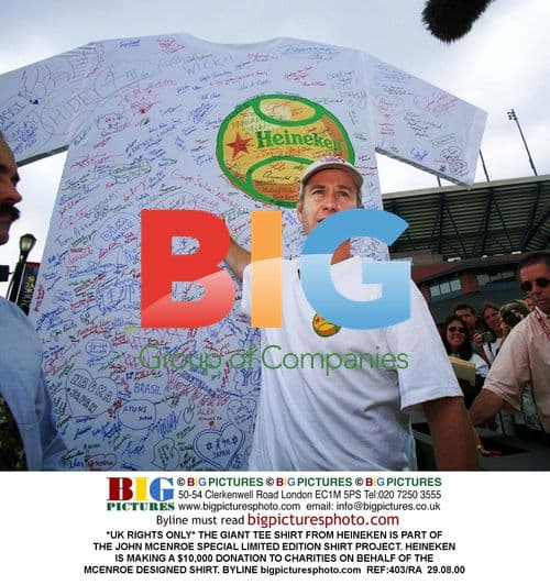 John McEnroe Heineken T-Shirt Project
