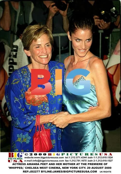 Amanda Peet and mother at 'Whipped' premiere