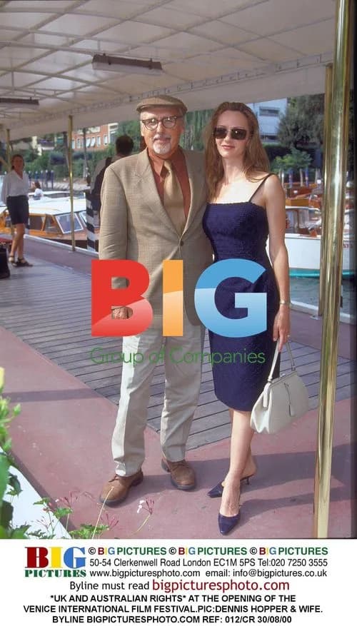Dennis Hopper & Wife at Venice Film Festival