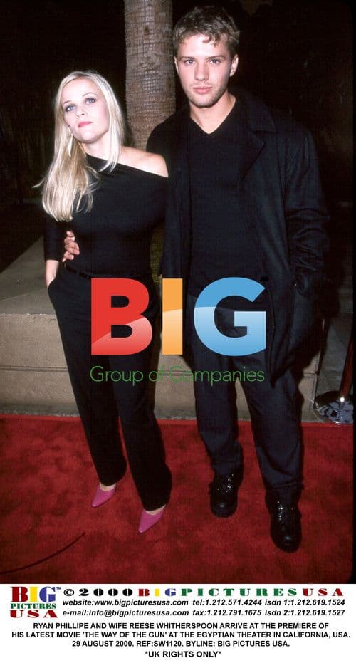 Ryan Phillipe and Reese Whitherspoon at Movie Premiere
