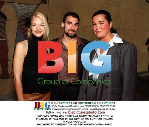 KRISTINE LEHNAN, KEN KOKIN AND AMORETTE JONES AT LA PREMIERE