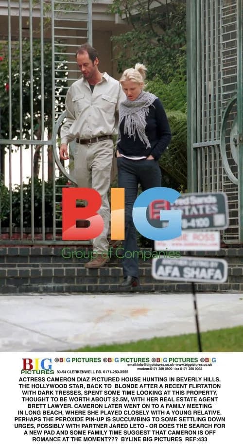 Cameron Diaz House Hunting in Beverly Hills