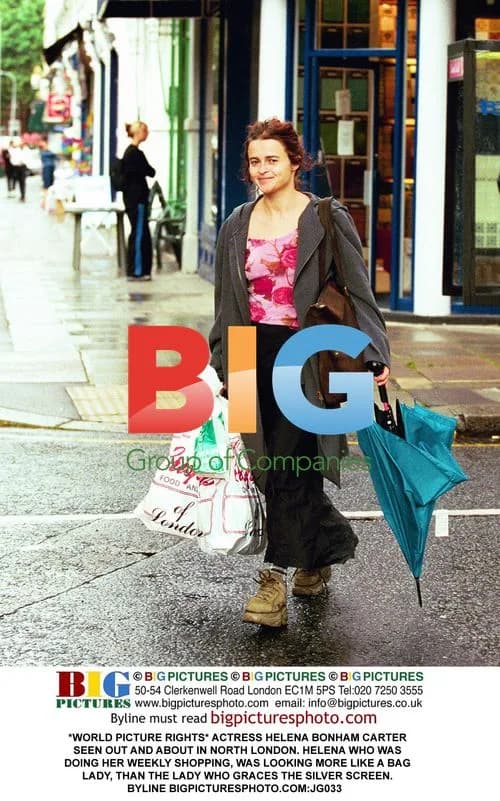 Helena Bonham Carter Out Shopping in North London