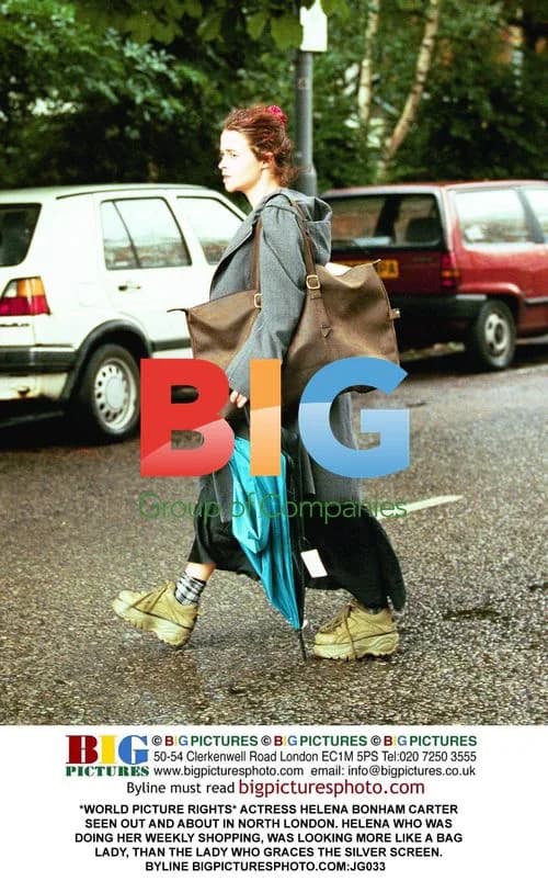 Helena Bonham Carter Shopping in London