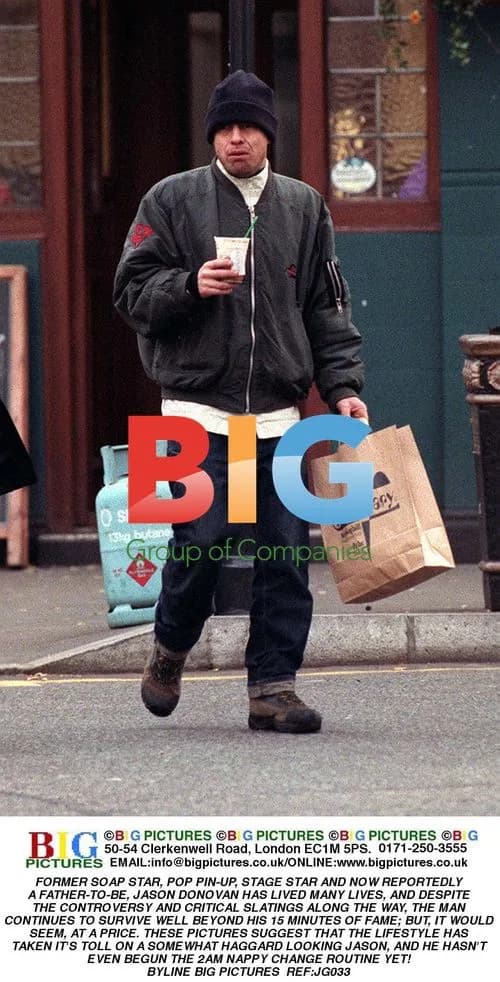 Jason Donovan Looking Haggard