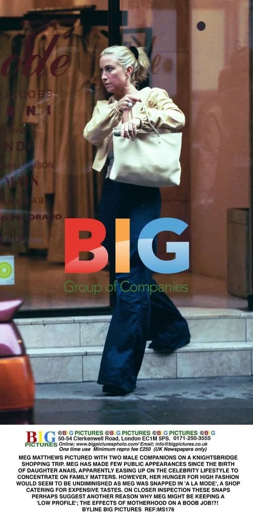 Meg Matthews Shopping with Companions