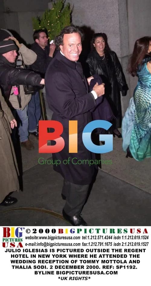 Julio Iglesias at Mottola-Sodi Wedding