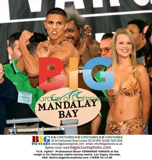 Boxer Fernando Vargas at Las Vegas Weigh-in