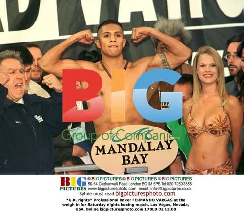 FERNANDO VARGAS Weighs In For Boxing Match