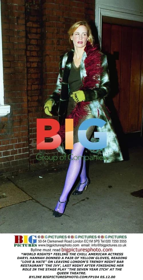 Daryl Hannah Leaving The Ivy in London