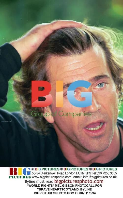 Mel Gibson at 'Braveheart' Photocall in Scotland