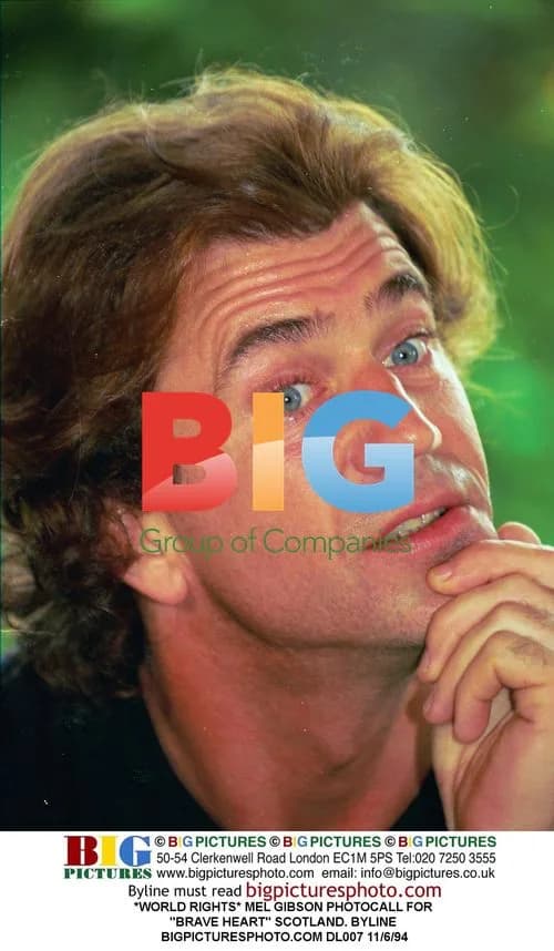 Mel Gibson Photocall for "Brave Heart"
