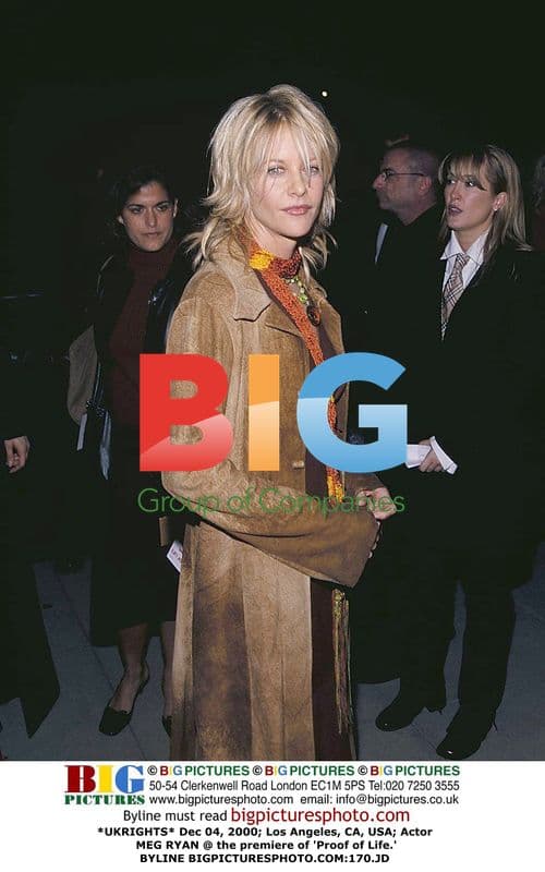 Meg Ryan at 'Proof of Life' Premiere