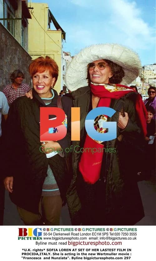 Sofia Loren on Set of Latest Film in Procida, Italy