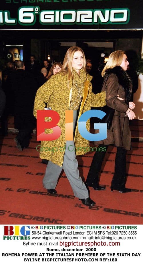 Romina Power at The Sixth Day premiere