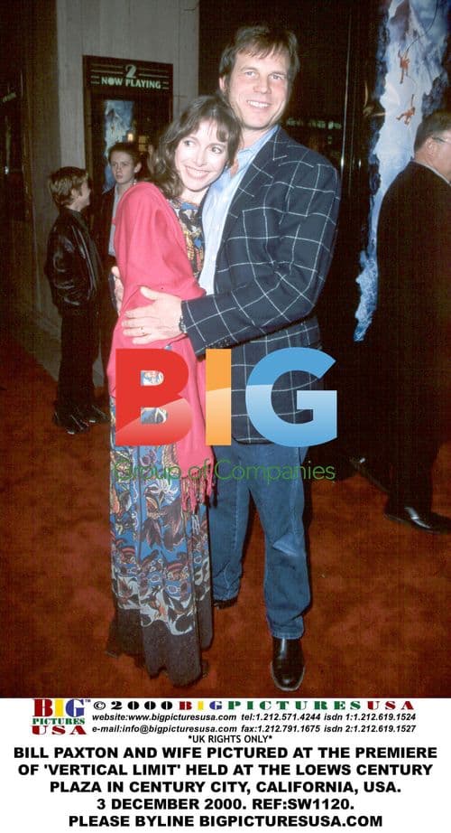 Bill Paxton and Wife at 'Vertical Limit' Premiere