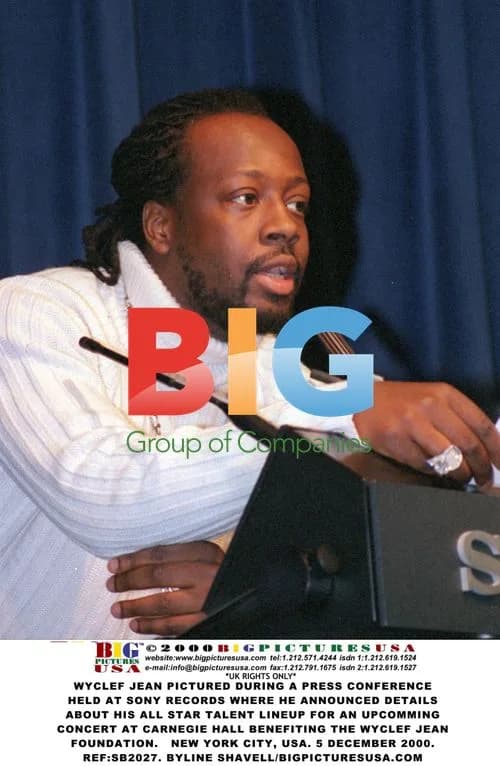 Wyclef Jean at Press Conference